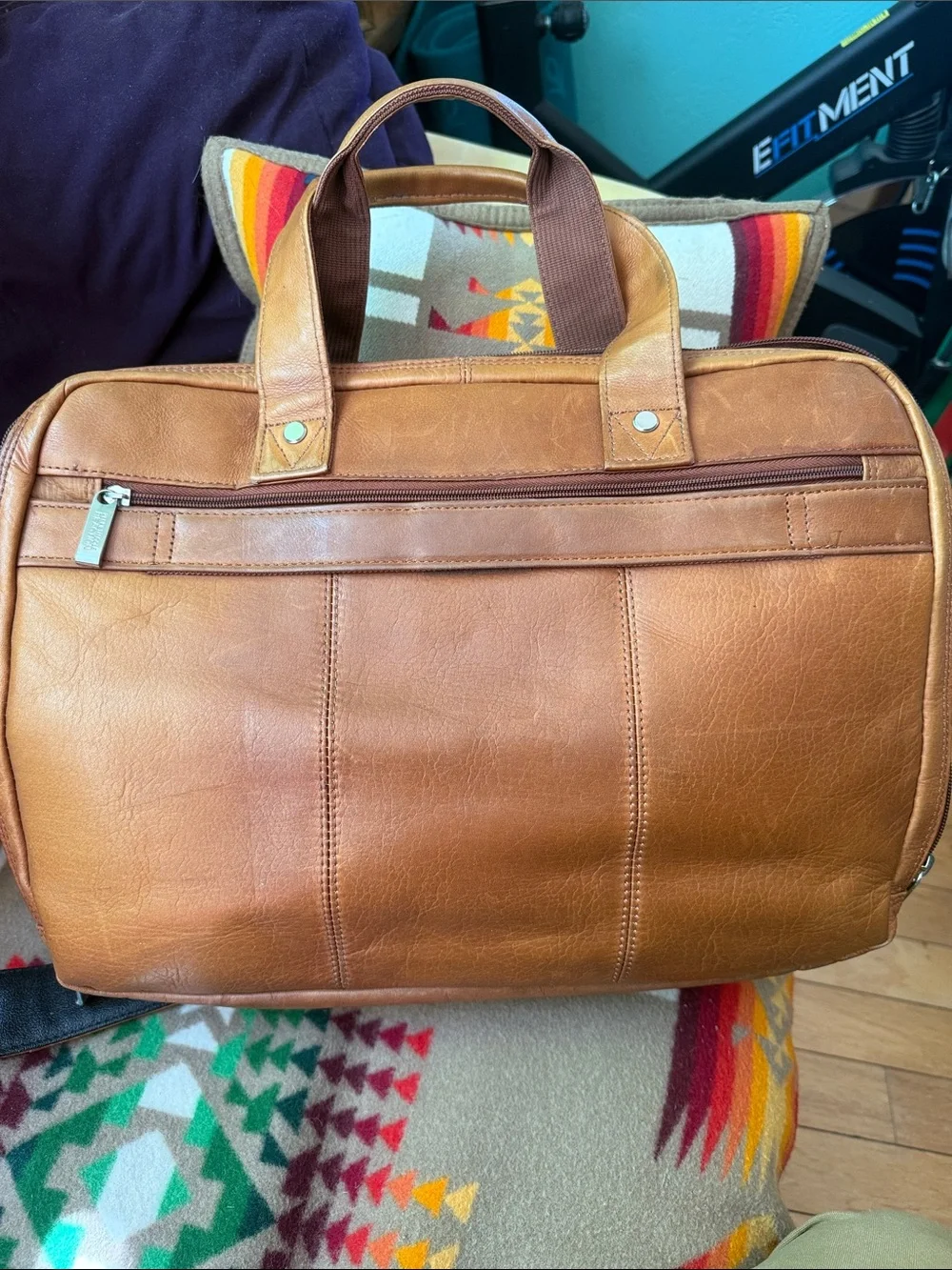 Kenneth Cole cognac leather